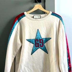 Gucci Star GG Embroidered Sweatshirt